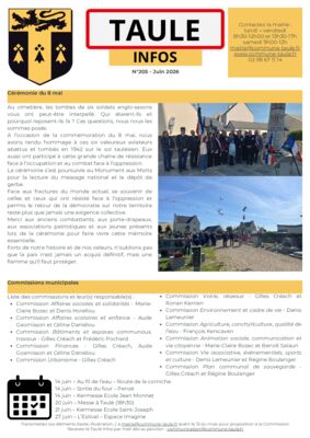 thumbnail of Taulé Infos – Juin 2026