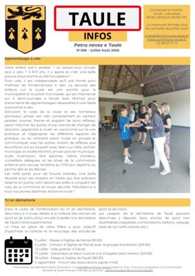 thumbnail of Taulé Infos – Juillet-Août 2026
